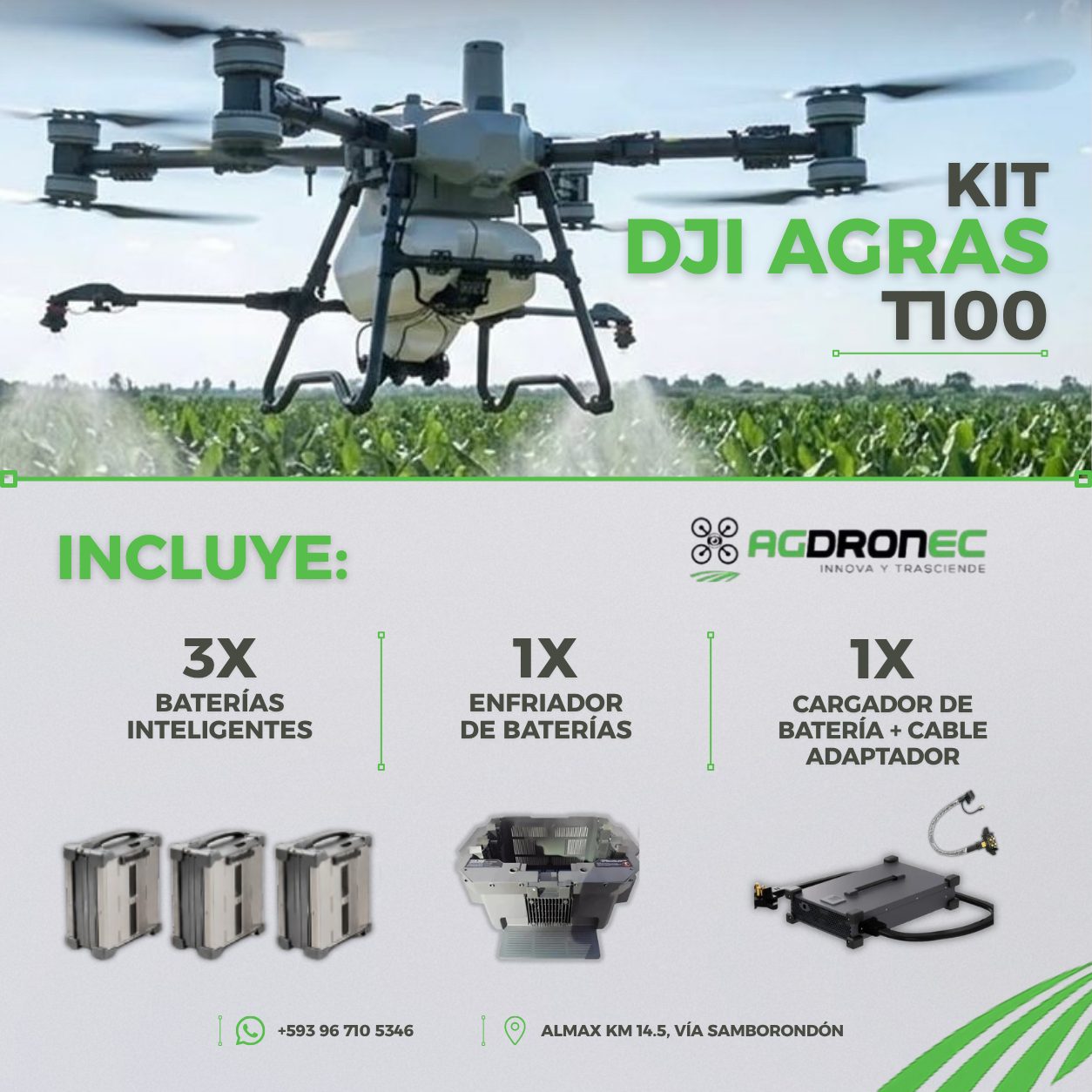 DJI Agras T100 — imagen 4 de 5