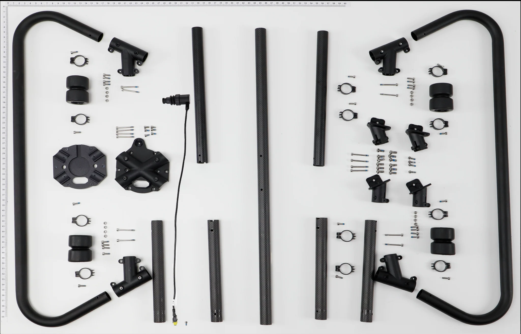 Diagrama de partes Tren de aterrizaje DJI Agras T10