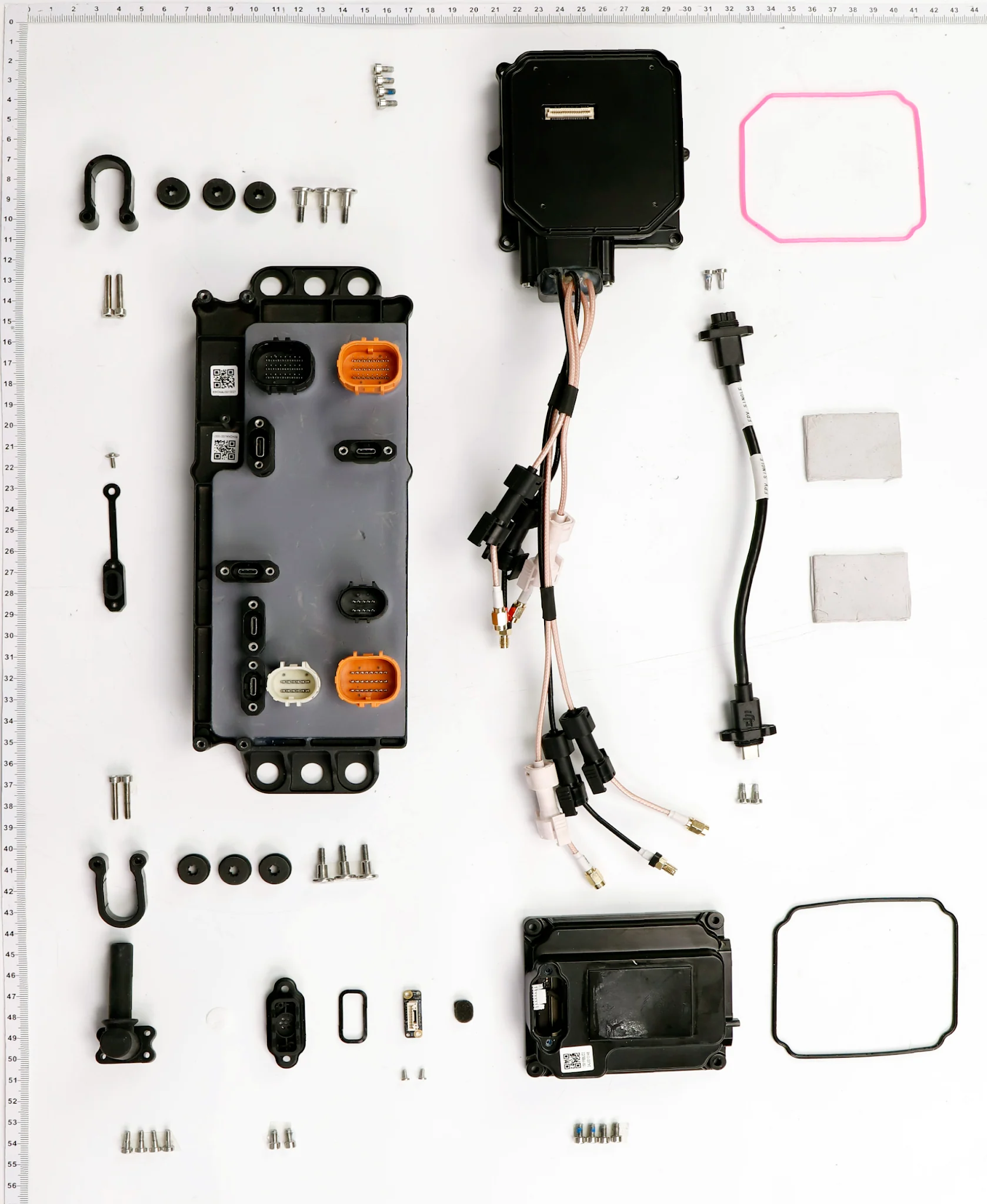 Diagrama de partes Módulo de placa de distribución DJI Agras T25