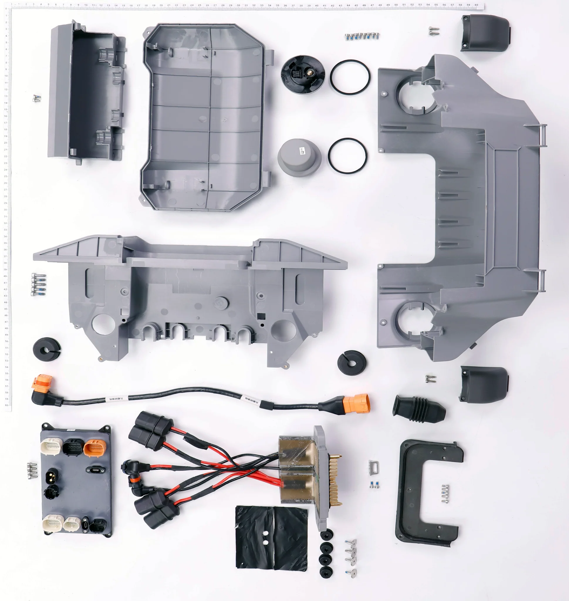Diagrama de partes Bastidor trasero DJI Agras T25