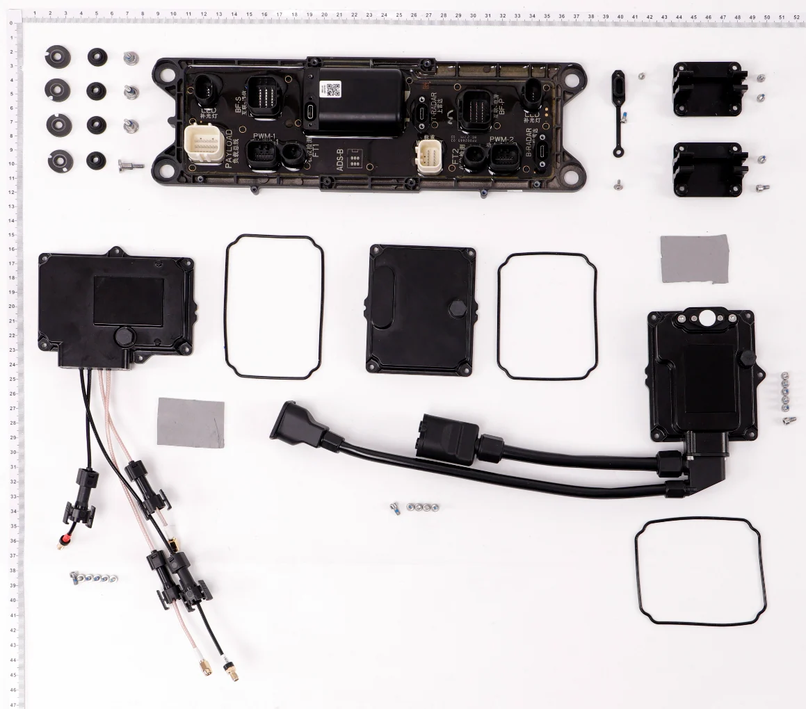 Diagrama de partes Placa de distribución de cables DJI Agras T40