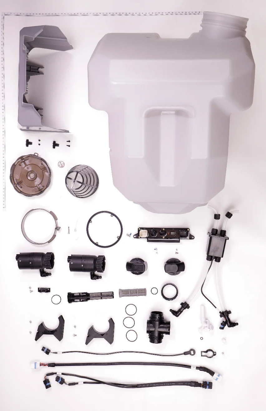 Diagrama de partes Tanque de pulverización DJI Agras T40