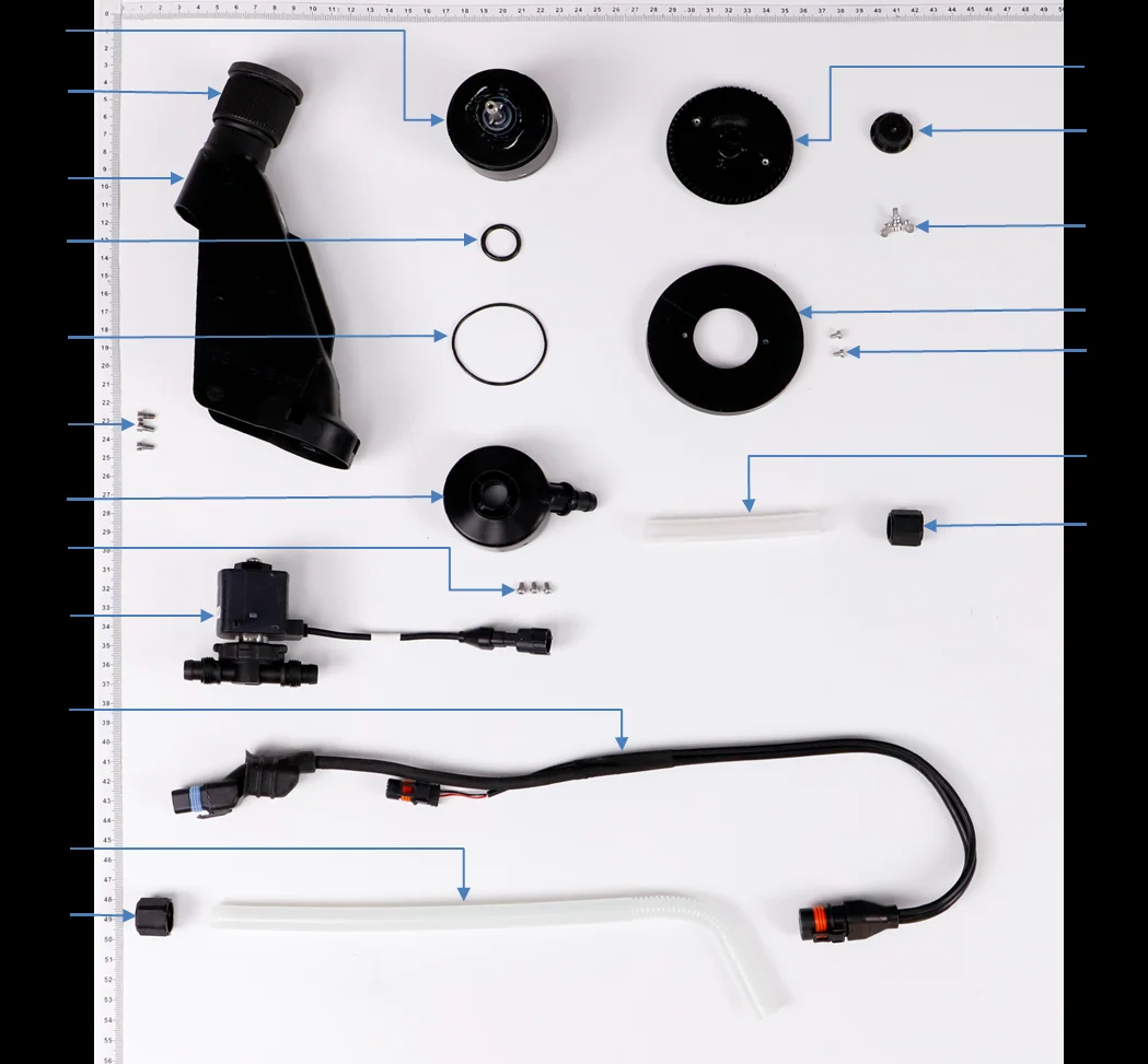 Diagrama de partes Lanza de aspersión DJI Agras T50
