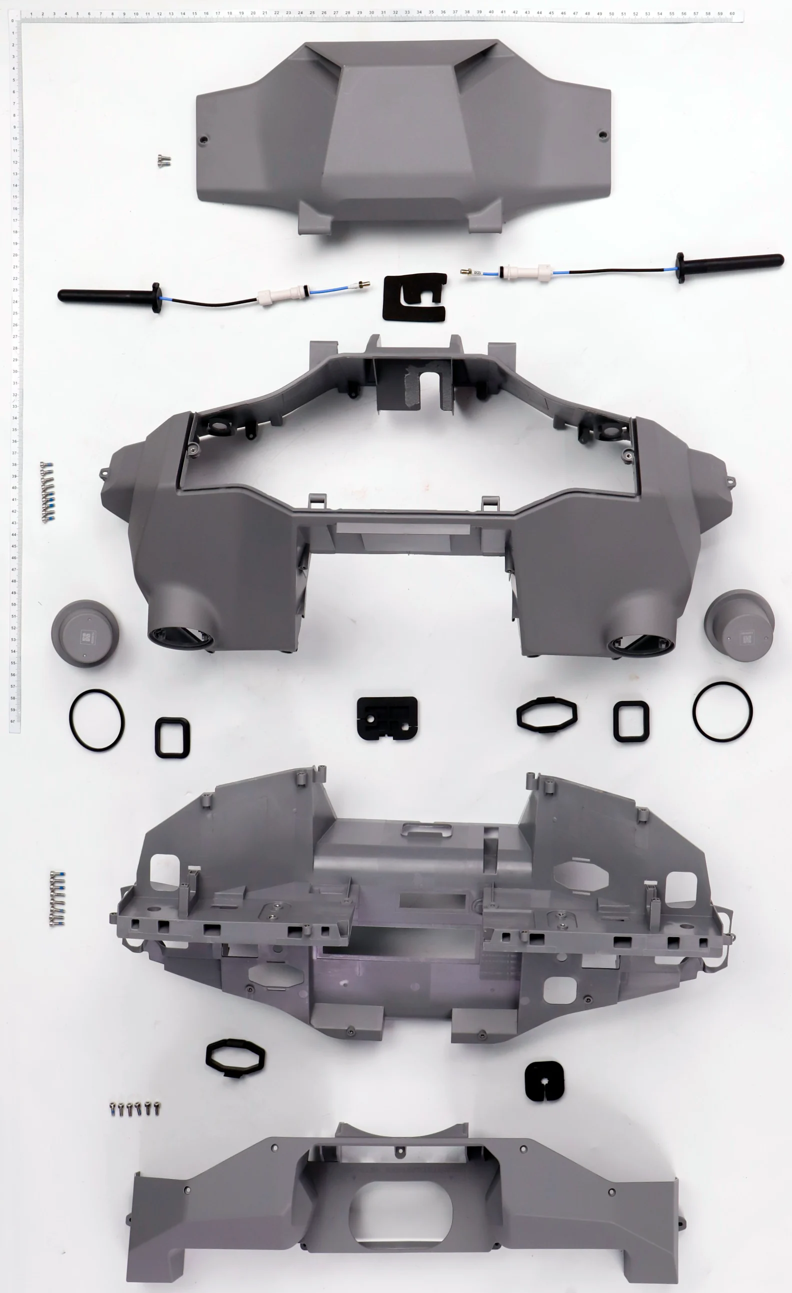 Diagrama de partes Bastidor delantero 1 DJI Agras T70P