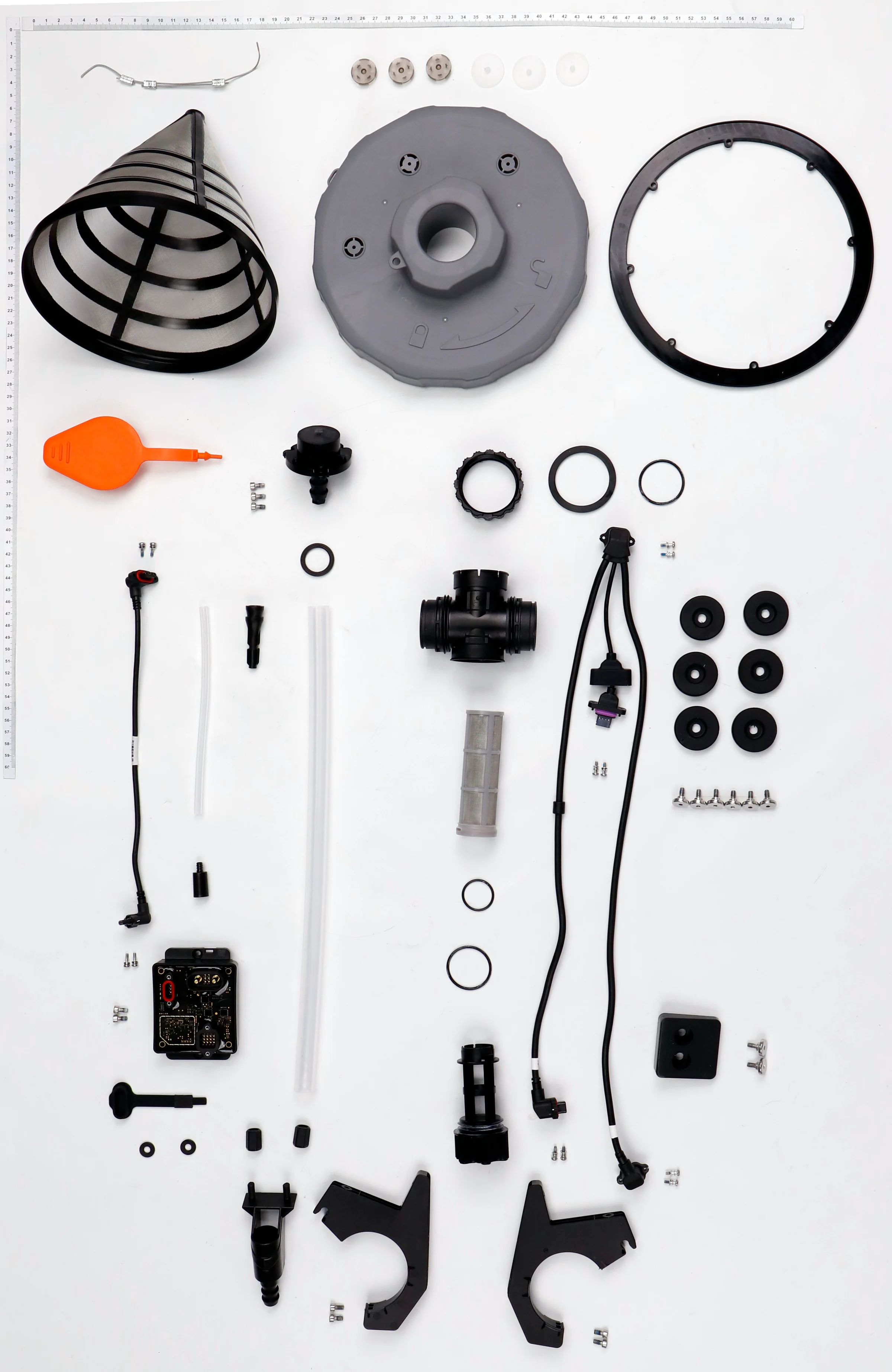 Diagrama de partes Tanque de pulverización 1 DJI Agras T70P