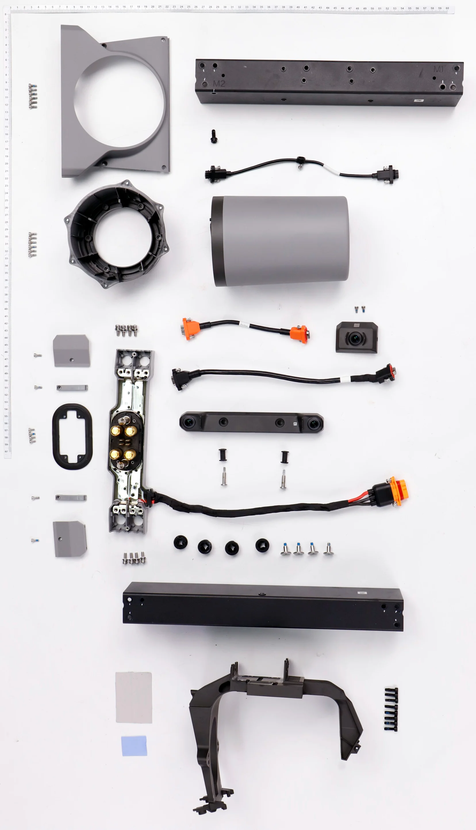 Diagrama de partes Bastidor delantero 2 DJI Agras T70P