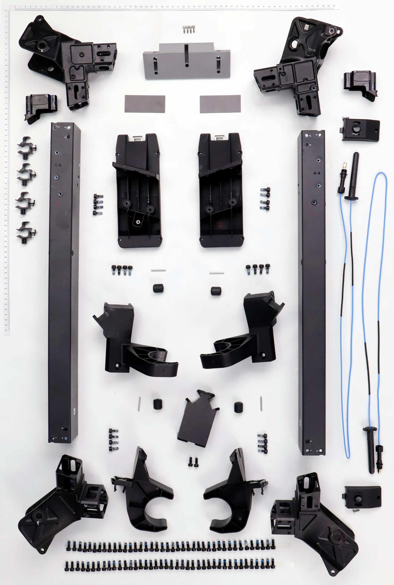 Diagrama de partes Bastidor central DJI Agras T70P