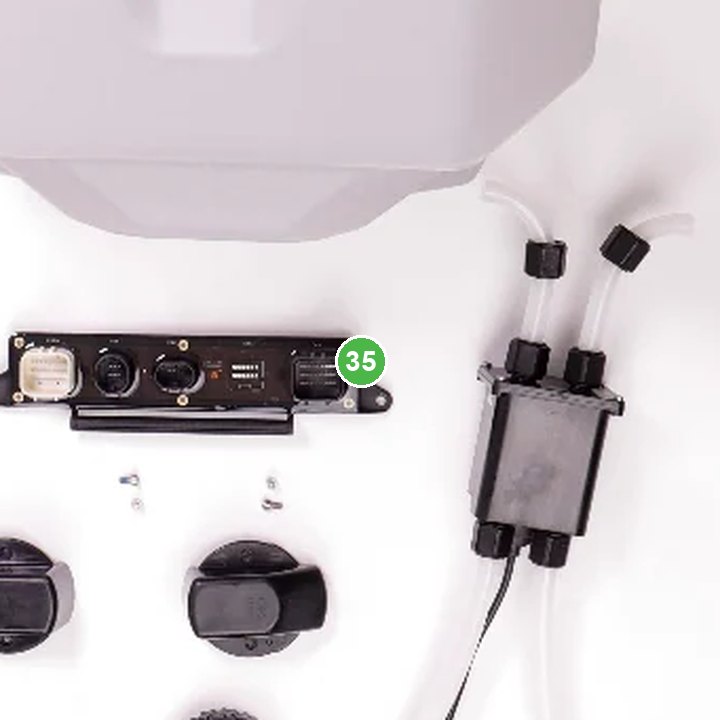 Módulo de Tanque T40 señalada con el número 35 en el diagrama de despiece del DJI Agras T40