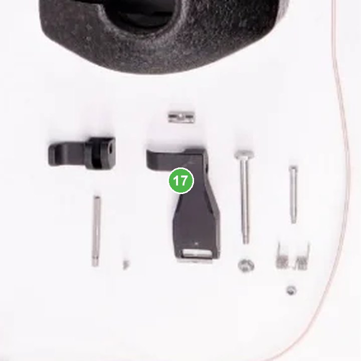 Seguro de Brazo - T20P señalada con el número 17 en el diagrama de despiece del DJI Agras T20P