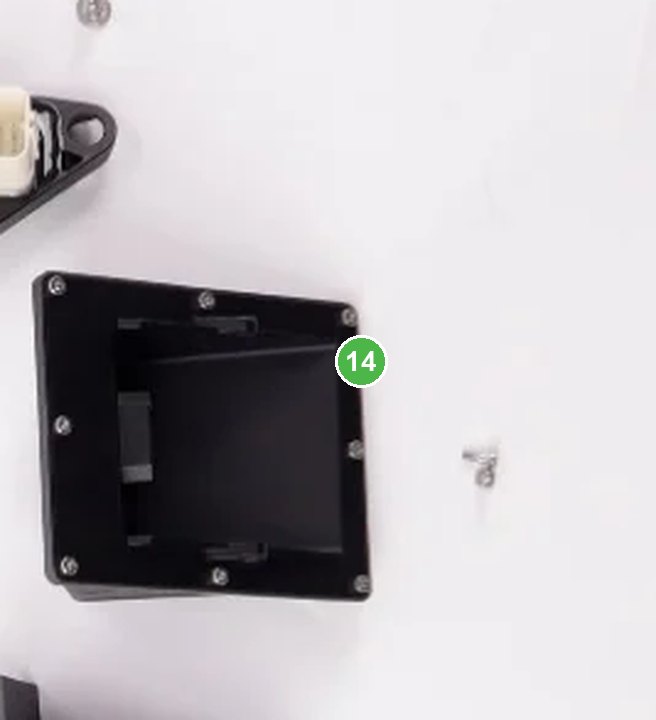 Módulo Radar Sensor de Visión Posterior T40 señalada con el número 14 en el diagrama de despiece del DJI Agras T20P