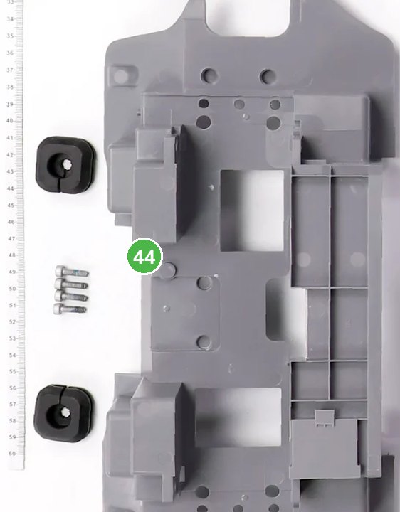 Módulo de Radar Trasero - T25/T50 señalada con el número 44 en el diagrama de despiece del DJI Agras T25