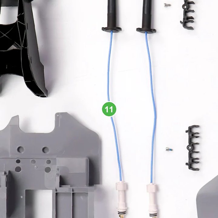 Antena SDR Delantera - T25/T50 señalada con el número 11 en el diagrama de despiece del DJI Agras T25