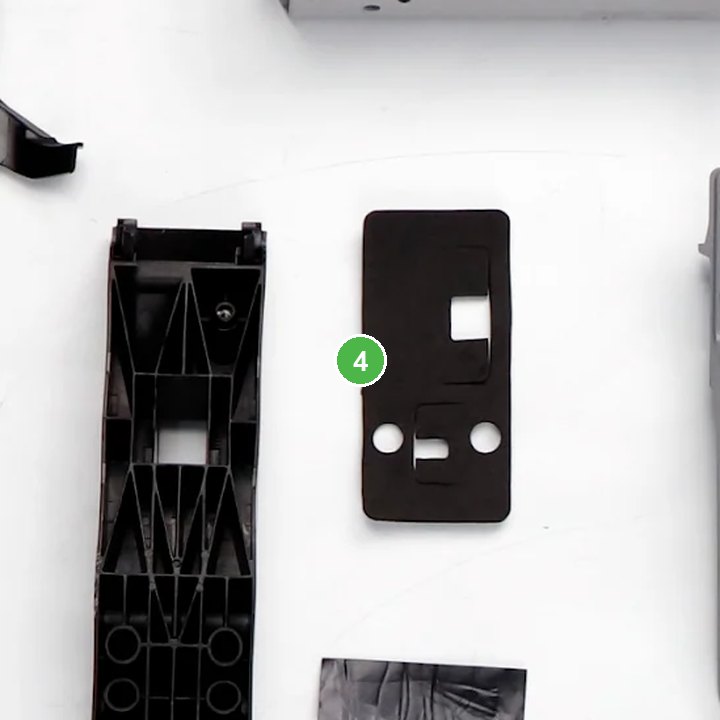 Espuma de Sellado FPV señalada con el número 4 en el diagrama de despiece del DJI Agras T100