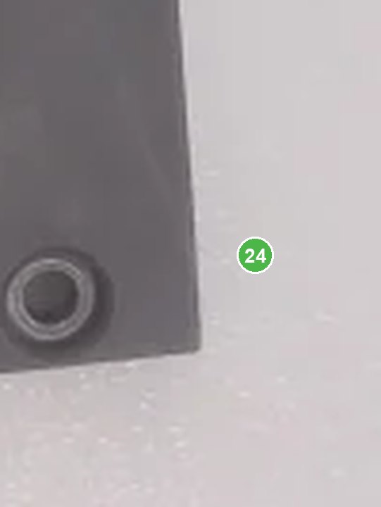 Empaque Termico Radar Omnidireccional T40 señalada con el número 24 en el diagrama de despiece del DJI Agras T20P