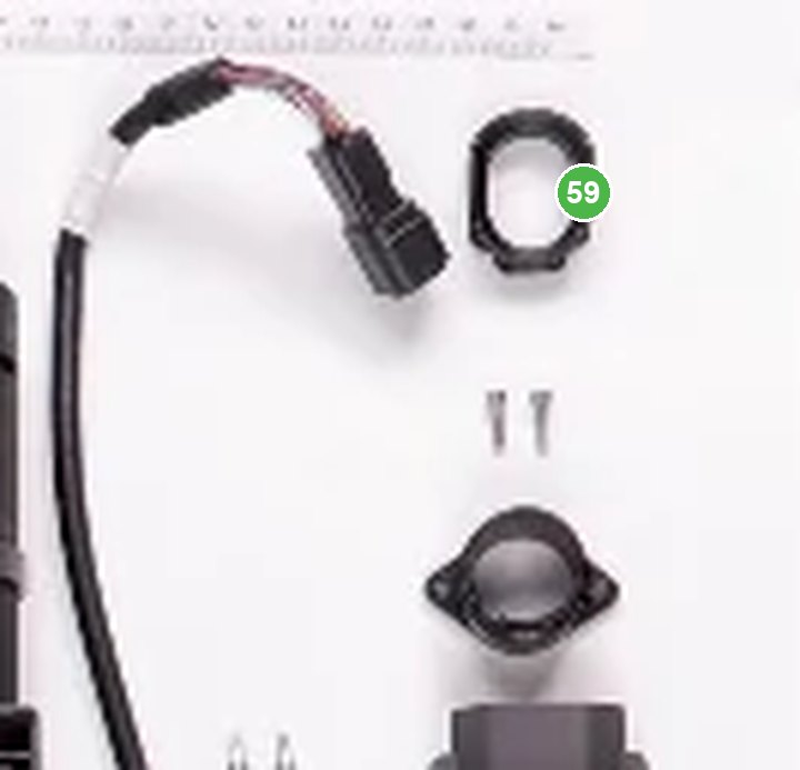 Caucho de Lanza - T25/T20P señalada con el número 59 en el diagrama de despiece del DJI Agras T20P