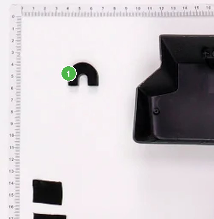 Soporte de Lanza - T40/T20P señalada con el número 1 en el diagrama de despiece del DJI Agras T20P