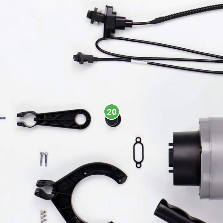 Tapón de Caucho Antidesgaste señalada con el número 20 en el diagrama de despiece del DJI Agras T70P