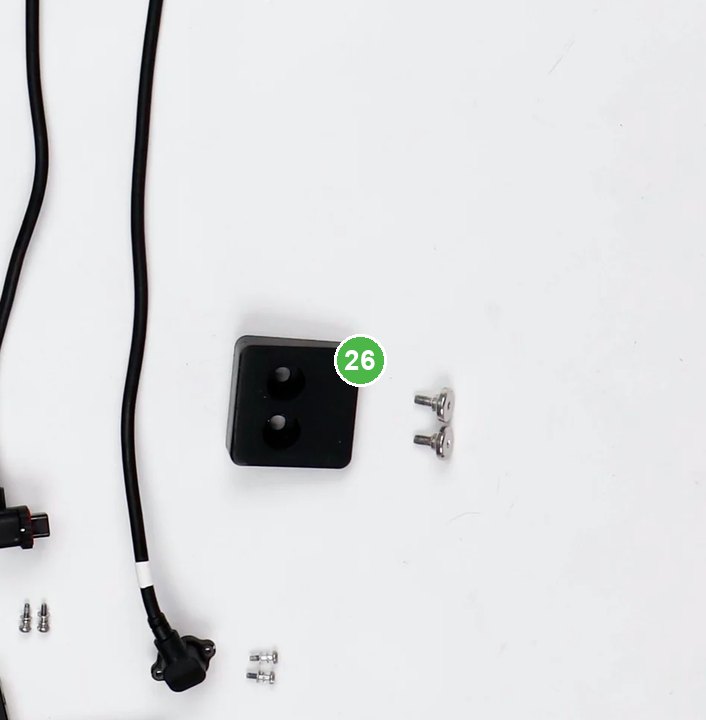 Almohadilla de Soporte Trasera para Tanque de Pulverización señalada con el número 26 en el diagrama de despiece del DJI Agras T70P