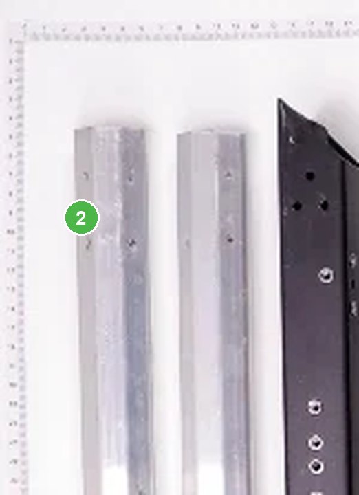 Tubo de Cables - T40/T20P señalada con el número 2 en el diagrama de despiece del DJI Agras T20P