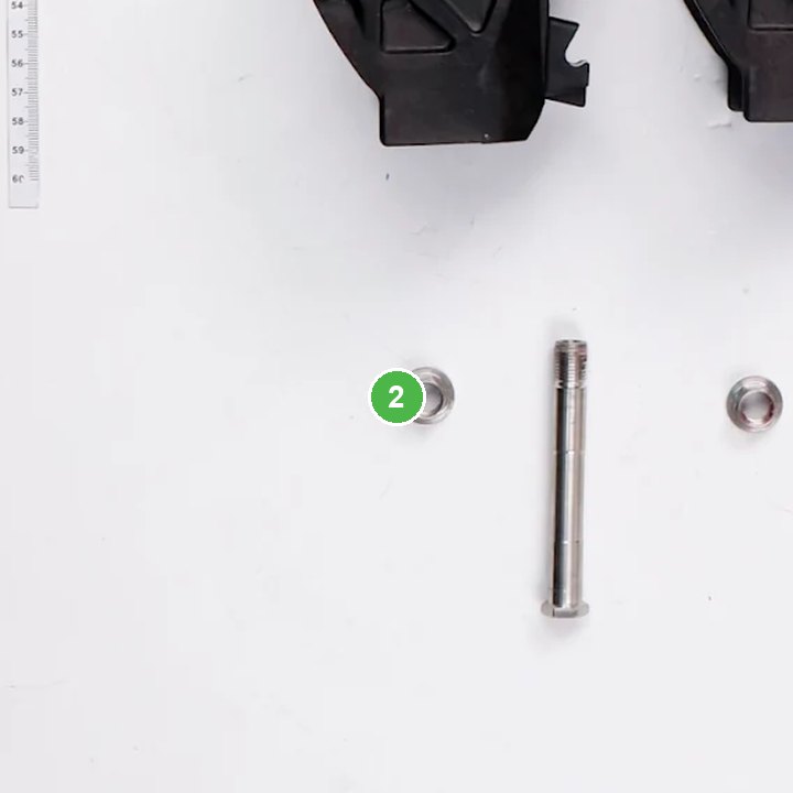 Tuerca de Fijación del Brazo de la Aeronave señalada con el número 2 en el diagrama de despiece del DJI Agras T100