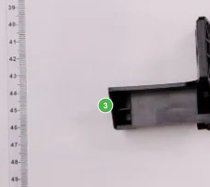 Soporte del Sensor de Carga (Derecha) - T40 señalada con el número 3 en el diagrama de despiece del DJI Agras T20P