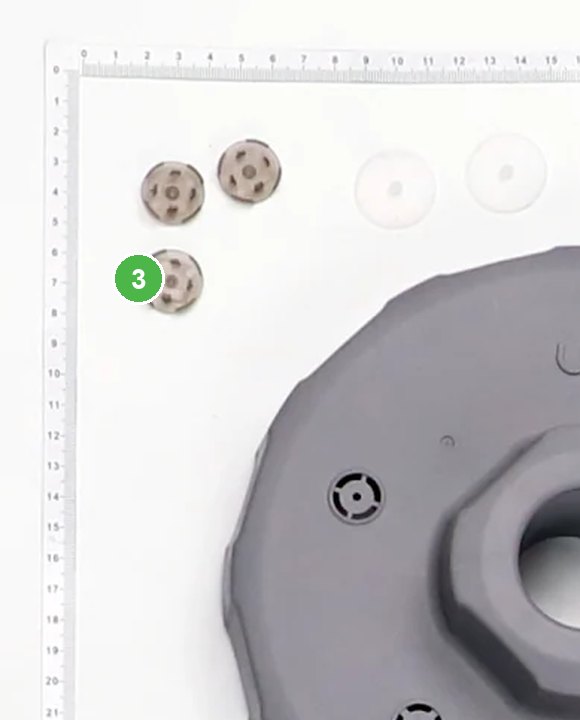Cubierta Impermeable para Tanque de Pulverización señalada con el número 3 en el diagrama de despiece del DJI Agras T100