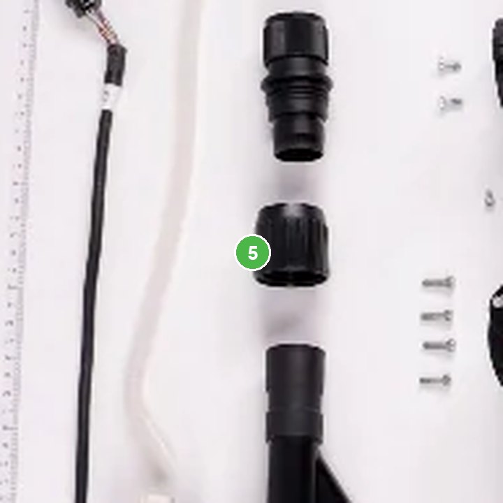 Conector de Brazo Centrífugo - T40 señalada con el número 5 en el diagrama de despiece del DJI Agras T20P