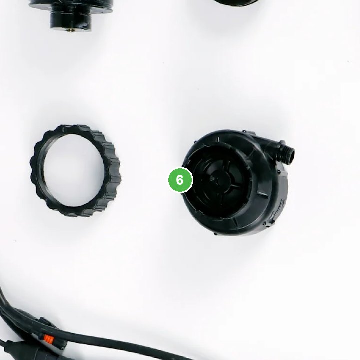 Carcasa de Bomba Impulsora - T25/T50 señalada con el número 6 en el diagrama de despiece del DJI Agras T25