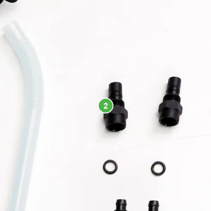 Adaptador de Medidor de Flujo señalada con el número 2 en el diagrama de despiece del DJI Agras T100