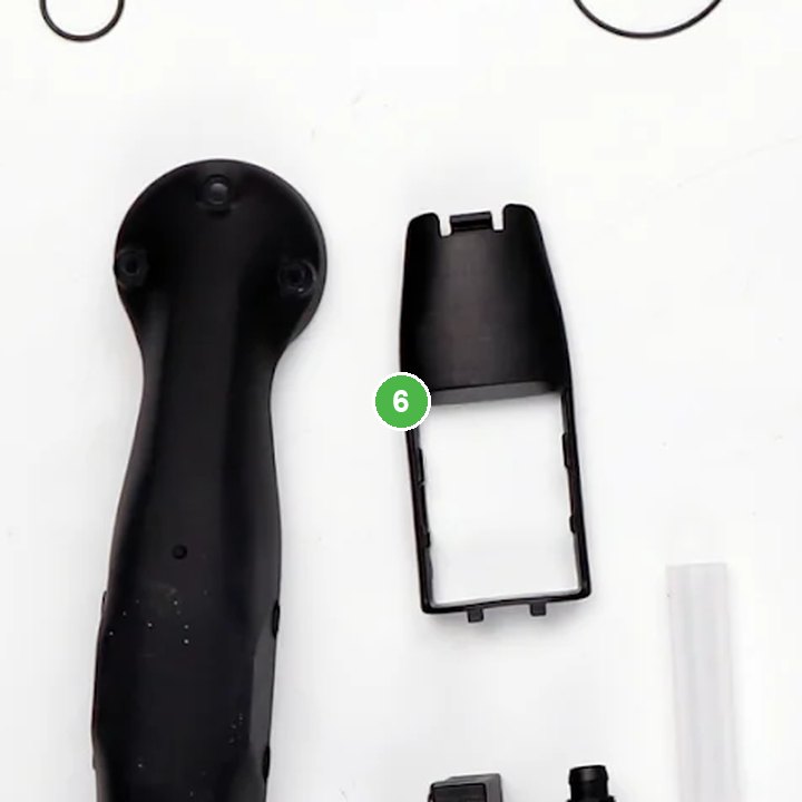Soporte para Embudo de Aspersor señalada con el número 6 en el diagrama de despiece del DJI Agras T100