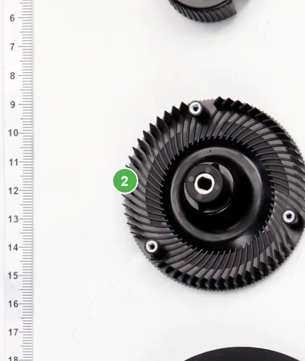 Disco Inferior del Aspersor Centrífugo señalada con el número 2 en el diagrama de despiece del DJI Agras T70P