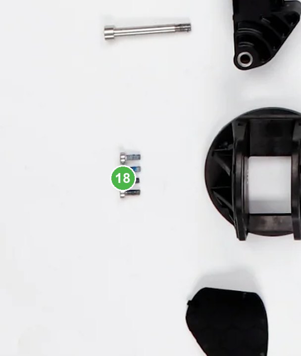 Conector del Eje de la Lanza Pulverizadora señalada con el número 18 en el diagrama de despiece del DJI Agras T100