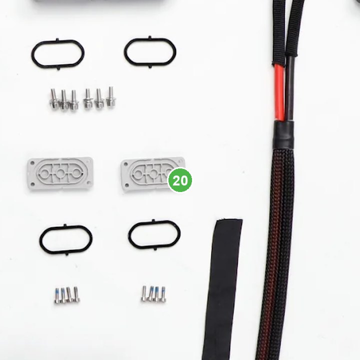 Cubierta Impermeable Trifásica ESC señalada con el número 20 en el diagrama de despiece del DJI Agras T100
