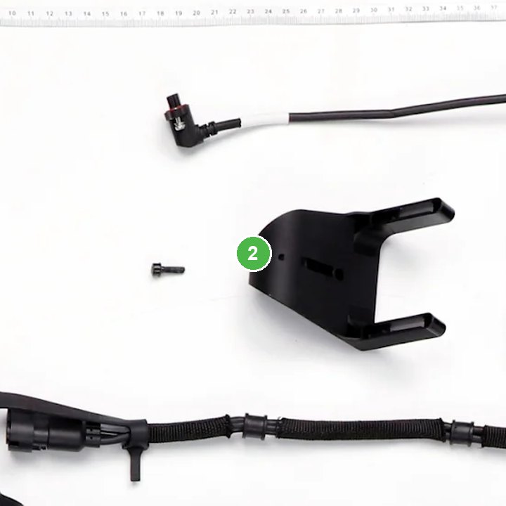 Soporte para Foco señalada con el número 2 en el diagrama de despiece del DJI Agras T100