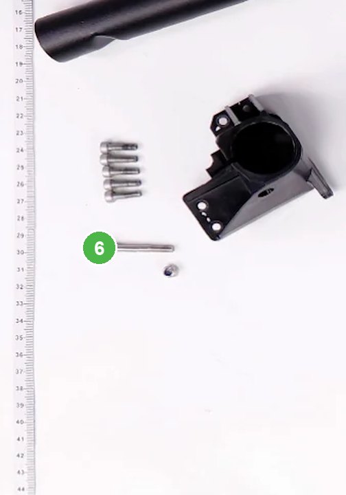 Tornillo (M40-HC03500120-070040-5103-N) - T25/T50 señalada con el número 6 en el diagrama de despiece del DJI Agras T25