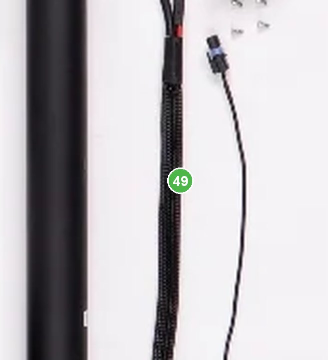 Cable de Brazo M3 y M4 señalada con el número 49 en el diagrama de despiece del DJI Agras T20P
