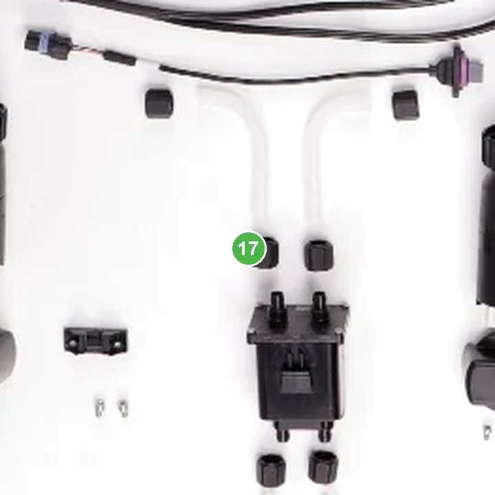 Cable de Caudalímetro - T40 señalada con el número 17 en el diagrama de despiece del DJI Agras T20P