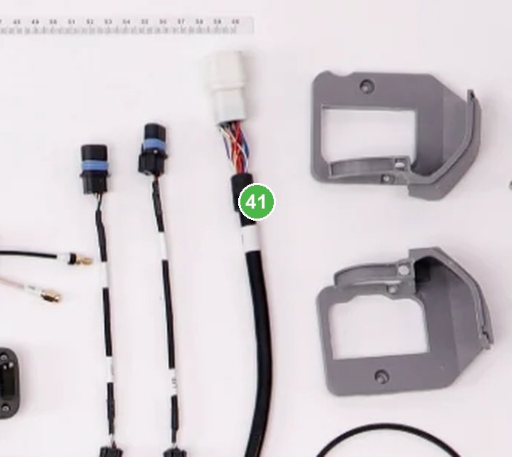 Cable de Tanque - T40 señalada con el número 41 en el diagrama de despiece del DJI Agras T40