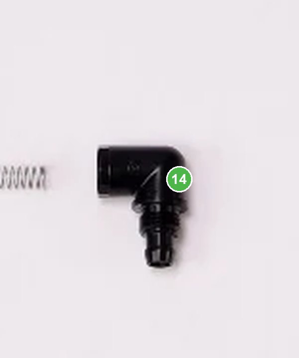Oring Sello Pequeño de Bomba - T40 señalada con el número 14 en el diagrama de despiece del DJI Agras T20P